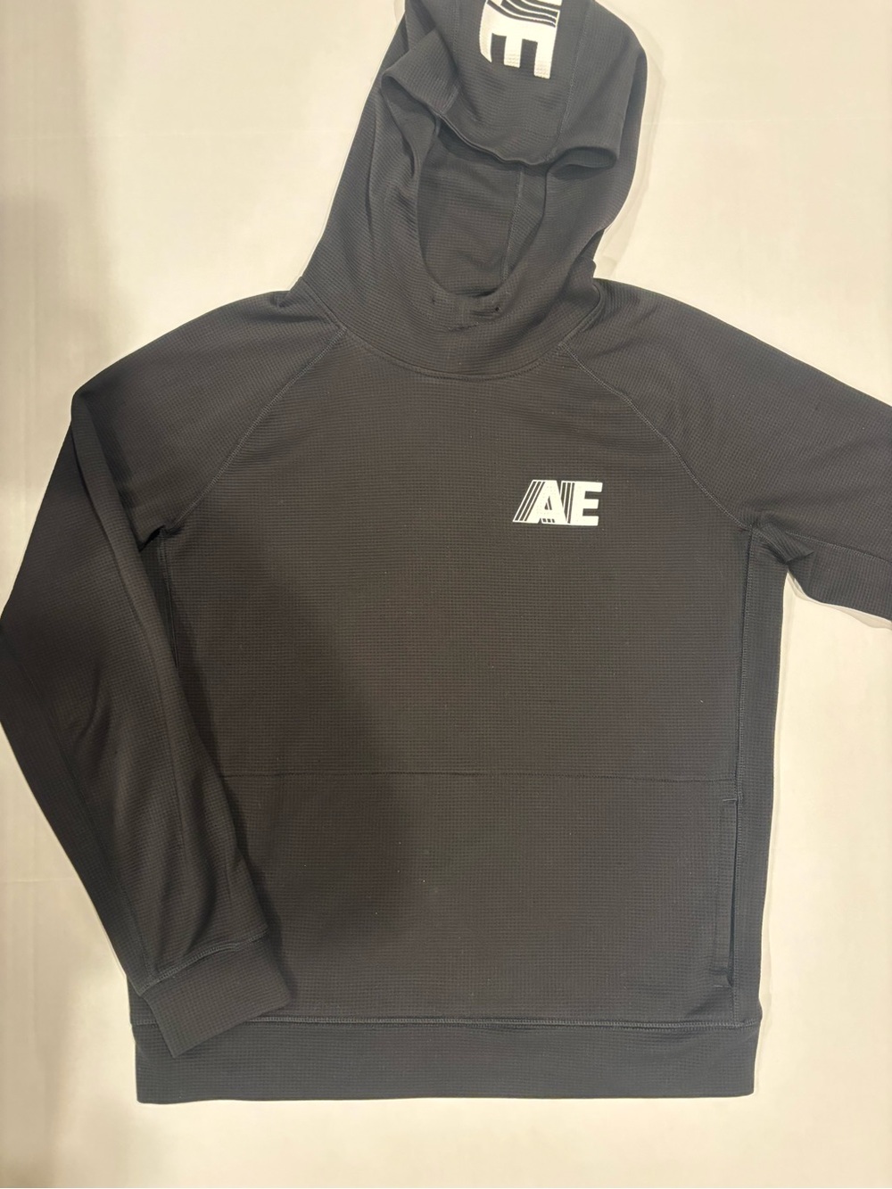 American Eagle Outfitters AE Active Flex Hoodie Mens Medium Black Lightweight